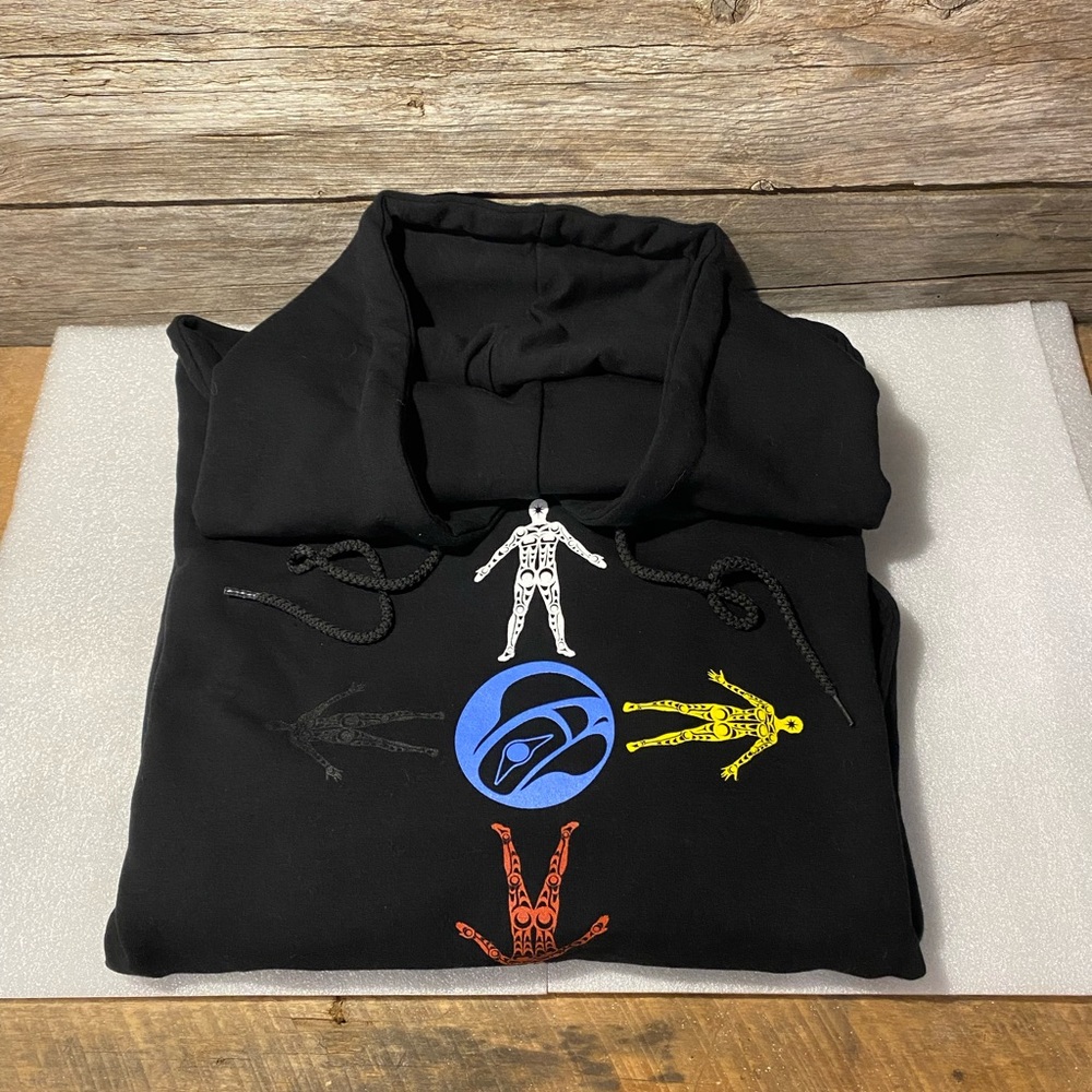 NWT Roy Henry Vickers Art Hoodie NO.MI.NO.U DESIGNS - Unisex M, Canada
